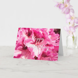 Bonheur Floral Rose - Carte personnalisée de la Fê