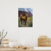 Bonheur - monarchen van het bos poster (Keuken)