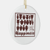 Bonheur : Ornement de poterie (Droite)