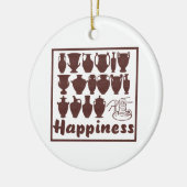 Bonheur : Ornement de poterie (Gauche)