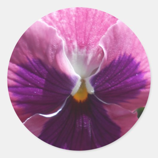 Bonheur Ronde Sticker (Voorkant)