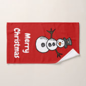 Bonhomme de neige (Serviette à main)