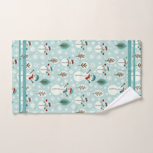 Bonhomme de neige (Serviette à main)