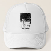 bonhomme de neige avec foulard et casquette art no (Devant)