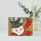 Bonhomme de neige | Cartes postales (Debout devant)
