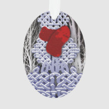 Bonhomme de neige celtique de noeud