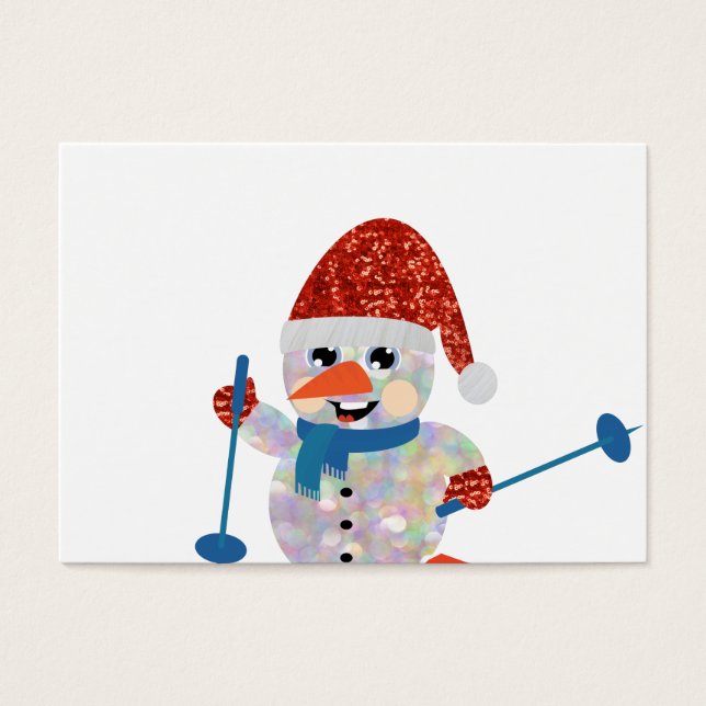 bonhomme de neige de noël (Devant)
