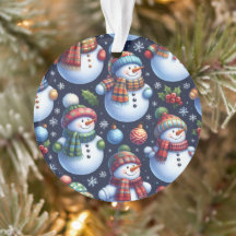 Bonhomme de neige festif et cosy