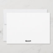 Bonhomme de neige fondu - Cartes de vacances amusa (Dos)