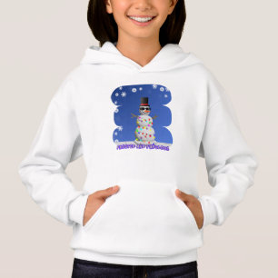Bonhomme de neige givré et fabuleux