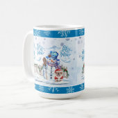 Bonhomme de neige | Laisser le café de neige Mug (Devant gauche)