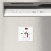 Bonhomme de neige Magnet (In Situ (Lave-vaisselle))