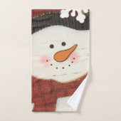 bonhomme de neige russe (Serviette à main)