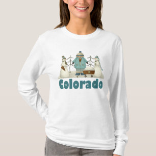 Bonhommes de neige dans le T-shirt du Colorado