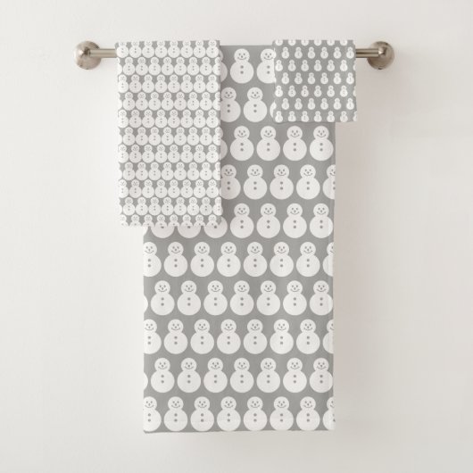 Bonhommes de neige de gris d'hiver (En situation)