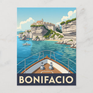 Bonifacio Corsica Frankrijk Reizen Briefkaart
