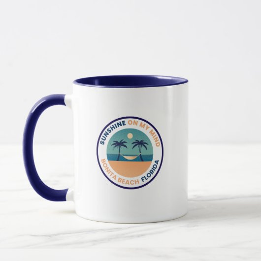 Bonita Beach Floride Café Mug (Gauche)