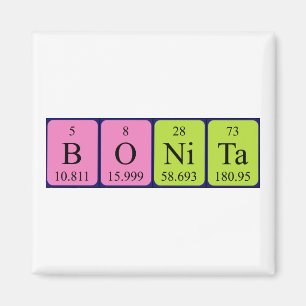 Bonita periodieke table name magnet magneet
