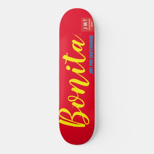 BONITA SKATEBOARDS. JMT SKATEBOARDS (Voorkant)
