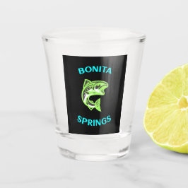 Bonita Springs Florida Geweldige visserij Shot Glas