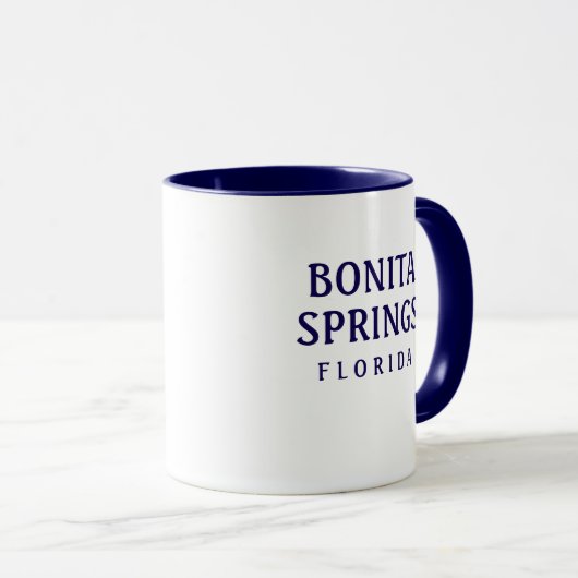 Bonita Springs Floride Café Mug (Devant droit)