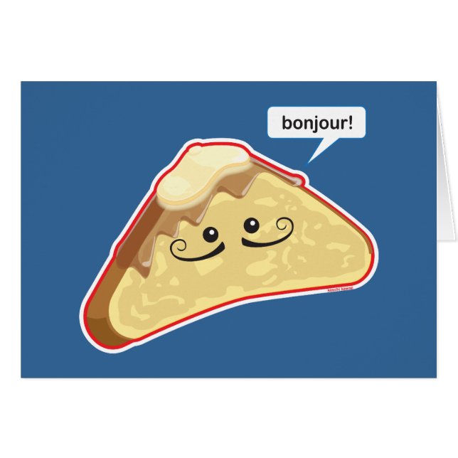 Bonjour ! (Devant horizontal)