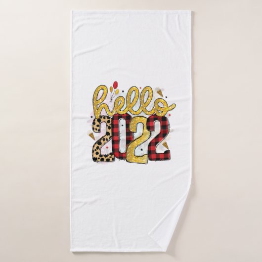 Bonjour 2022 (Serviette de bain)