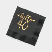 Bonjour 40 Moderne 40e Anniversaire Quarante Quara (Gauche)