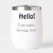 Bonjour ajouter un message de nom simple minimum é (Avant)