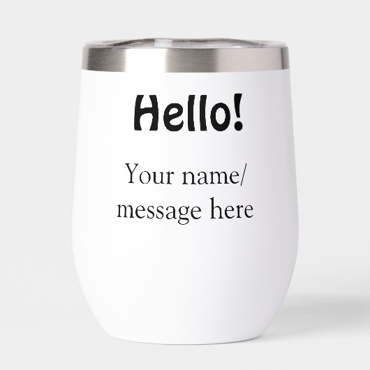 Bonjour ajouter un message de nom simple minimum é (Arrière)