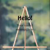 Bonjour ajouter un message de nom simple minimum é (Neutre)