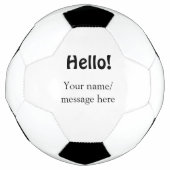 Bonjour ajouter un message de nom simple minimum é (Devant)