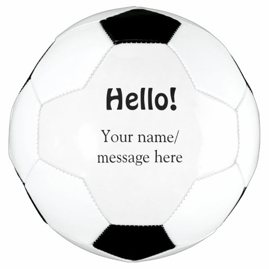 Bonjour ajouter un message de nom simple minimum é (Devant)