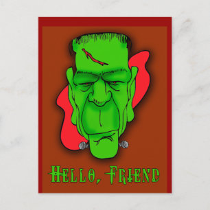 Bonjour ami Custom Halloween Invitations