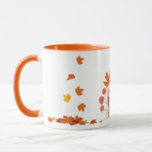 Bonjour Aurumn tasse de café (Gauche)