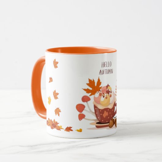Bonjour Aurumn tasse de café (Devant gauche)