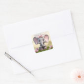 Bonjour Autocollant Soleil (Enveloppe)