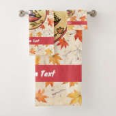 Bonjour Automne, Chat mignon assis dans un paraplu (En situation)