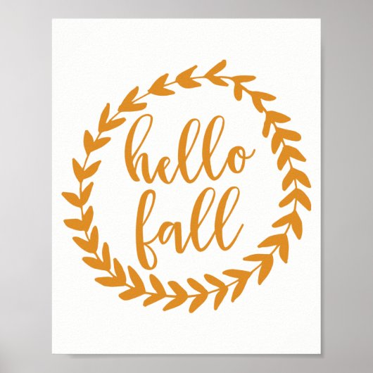 Bonjour automne | Impression d'art (Devant)