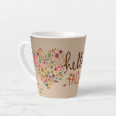 Bonjour Automne, Latte Mug (Angle gauche)