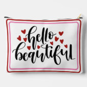 Bonjour Beau Coeurs Modernes Imprimer Couper Sac À (Verso)