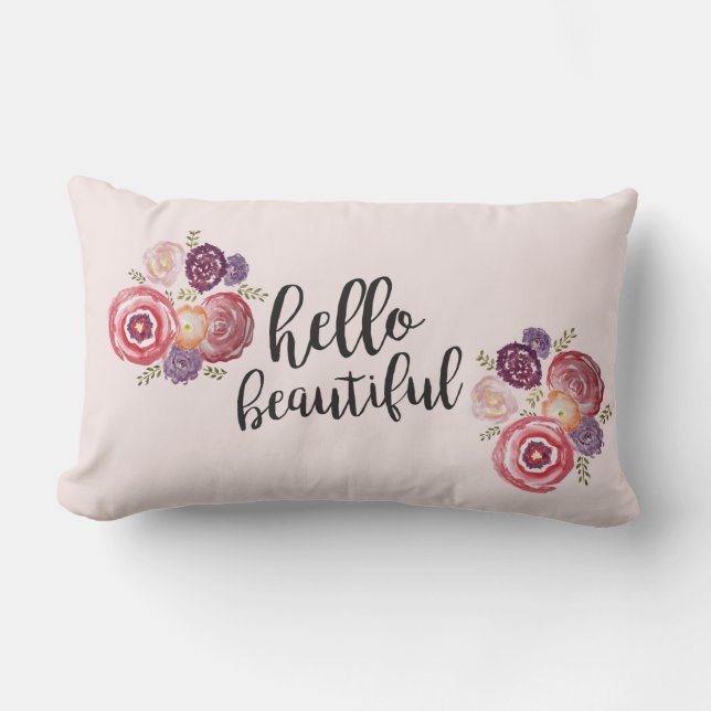 Bonjour Beau Coussin Fleur (Recto)