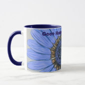 Bonjour Beau! ! Mug de café à fleurs (Gauche)