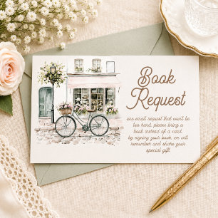 Bonjour Bebe Baby Shower Boek Verzoek Informatiekaartje
