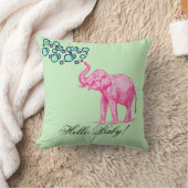 « Bonjour Bébé ! » Coussin d'annonce de naissance (Couverture)