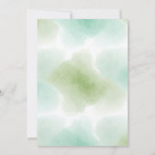 Bonjour Bebe eiffel tower French chic baby Shower Kaart (Achterkant)