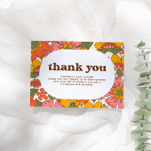 Bonjour bébé | Fleurs Super Retro Boho Merci