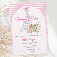 Bonjour Bebe Frans Paris Roze Meisje Baby shower