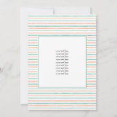 Bonjour Bebe Frans Pinguïn Neutraal Baby shower Kaart (Achterkant)