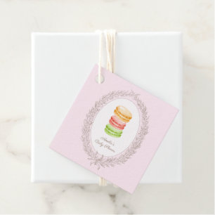 Bonjour Bebe Franse Patisserie Macaroons Bedankjes Labels